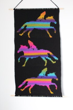 Horse wall hanging