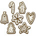 Sizzix Thinlits Die Set - Christmas Cookies by Tim Holtz