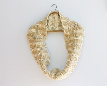 Double Knit Reversible Circle Scarf Cowl