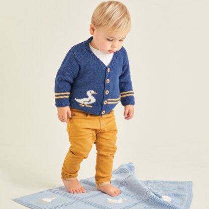 Sirdar 5376 Duck Cardigan and Blanket PDF