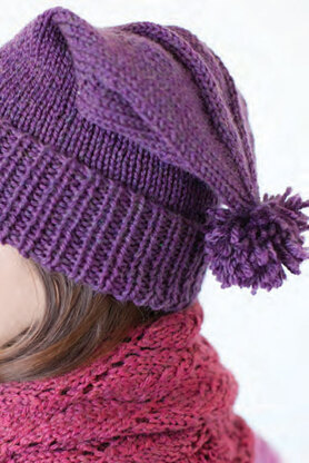 Tumut Hat & Taree Scarf Set in Ella Rae Calluna - ER02-04 - Downloadable PDF