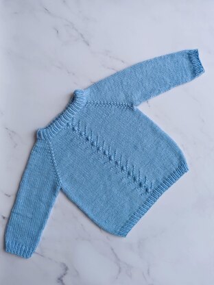 Berwick Baby and Children's Sweater in DK yarn - Ages 0 - 10 years