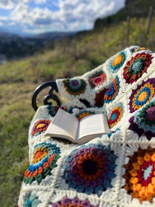 Autumn Vibes Granny Square Blanket