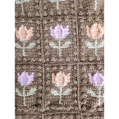 Spring Tulips Blanket