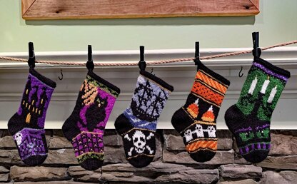 Miniature Halloween Stockings II