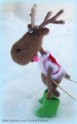 060 Dear Reindeer amigurumi