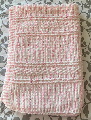 Lightweight Chunky Baby Blanket