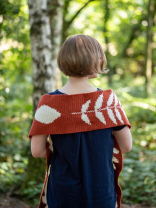 British Leaves Autumnal Scarf