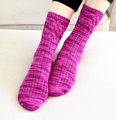 Embossed Socks