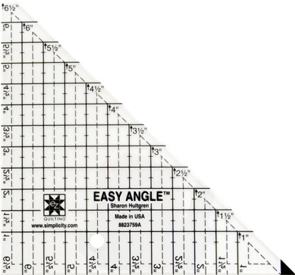 EZ International Easy Angle 6.5" Acrylic Template