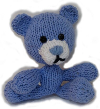 Mini Knitkinz Blue Bear