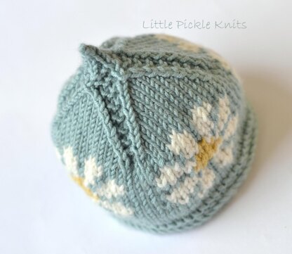 Baby beanie 'Little Daisy Flower'