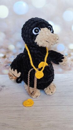 Niffler crochet plush