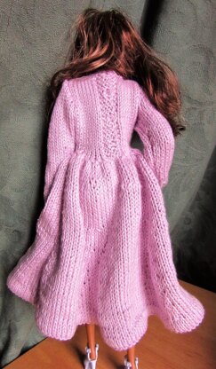 1:6th scale full skirted dress