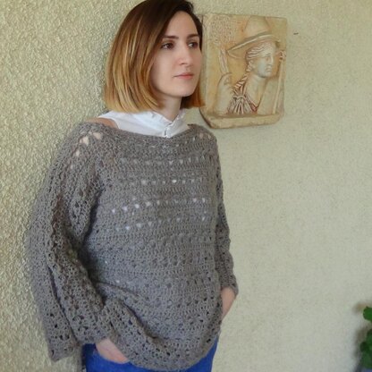 Mocha Lacy Sweater