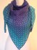 Triangular shawl "atlantis"