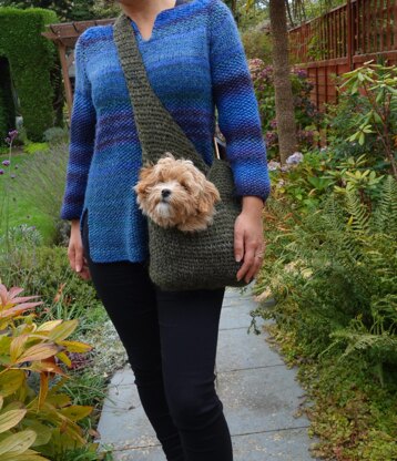 Guatemalan Wool Dog Purse and Carrier