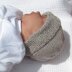 Baby Silver Silk Beanie Hat