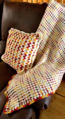 Embrace Autumn Crochet Pillow