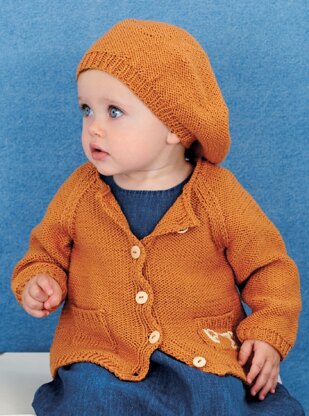 Jacket and Beret in Rico Baby Cotton Soft DK - 395 - Downloadable PDF