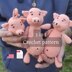 3 in 1 Pig Keychain Amigurumi