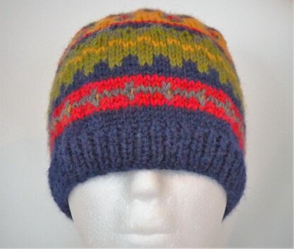 Bonnet " jack" style fairisle