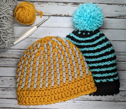 Reversible Stripes Hat