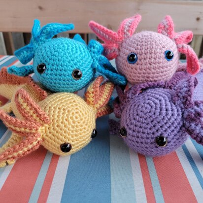 Axolotl Crochet Pattern (PDF) - Amigurumi