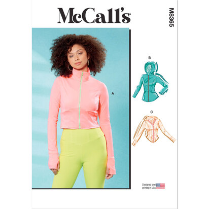 McCall's Misses' Knit Corset Style Jacket M8365 - Sewing Pattern