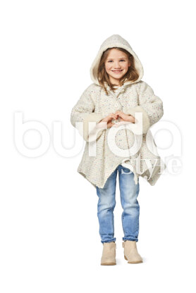 Burda Style Child's A-Line Coat B9353 - Paper Pattern, Size 2-7