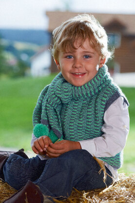 Child’s Slipover and Scarf in Schachenmayr Universa - S6912