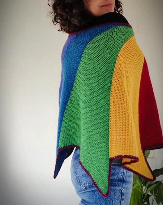 Wrap Me in Rainbow Shawl