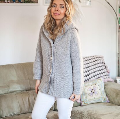 Mama Bear Hooded Cardigan