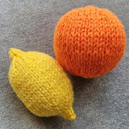 Knitted Oranges & Lemons