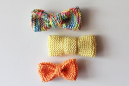 Knitted Bows