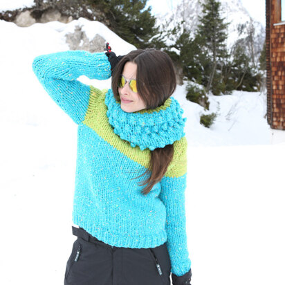 Mount Castle Peak Pullover in Schachenmayr Bravo Big Color - Downloadable PDF  