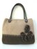 Knit and Felted Purse - Cafe au Lait