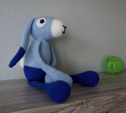 Crochet Pattern Long Legged Bunny Hector!