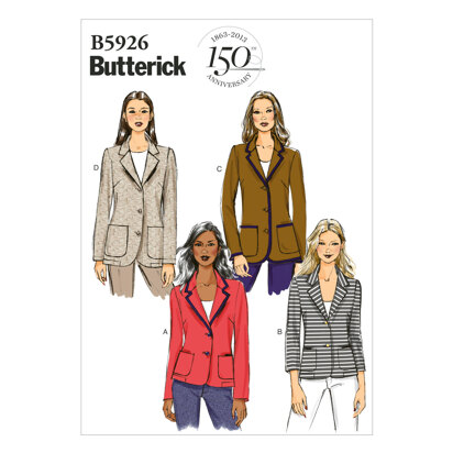 Butterick Misses'/Misses' Petite Jacket B5926 - Sewing Pattern