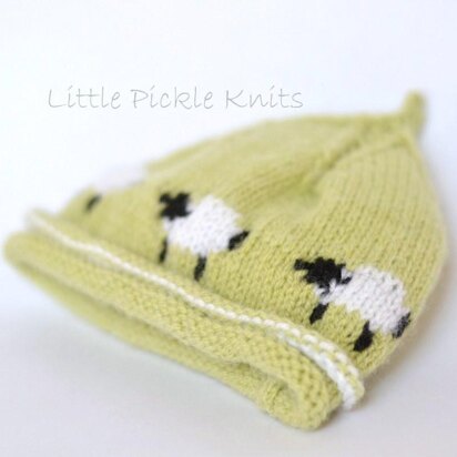 Little Pickle Knits Little Baa Baa Beanie PDF