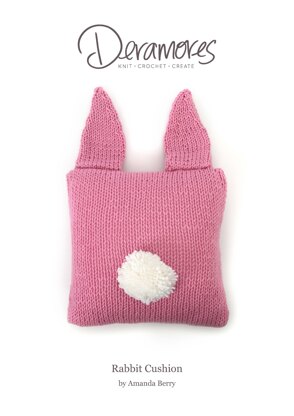 Rabbit Cushion in Deramores Studio Chunky - Downloadable PDF