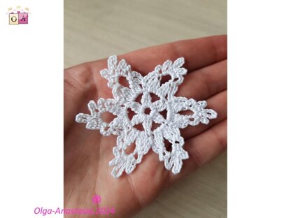 Crochet snowflake 89