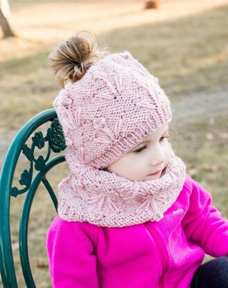 Child's Messy Bun Hat:  How Does Your Garden Grow?