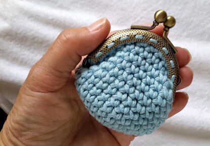 Easy Crochet Kisslock Coin Purse