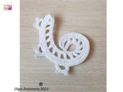 Openwork antique curl crochet 4