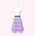 Granny Stripe A-Line Skirt