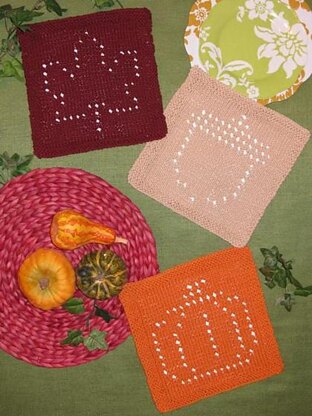 Autumn Glory Dishcloths