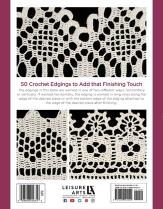 Leisure Arts 50 Fabulous Thread Crochet Edgings eBook