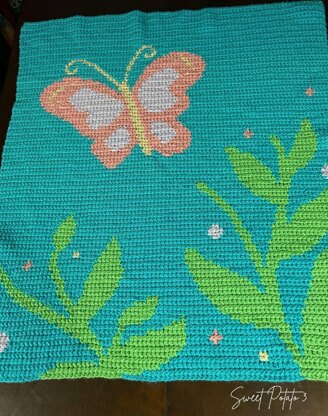 Butterfly Charm Baby Blanket
