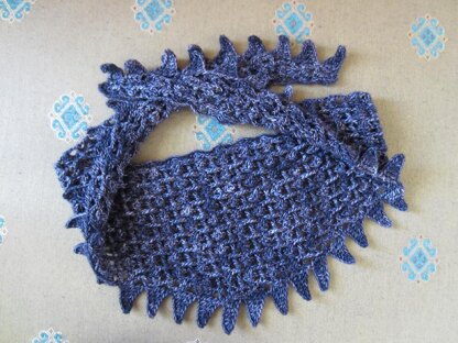 Textured Triangle Scarf